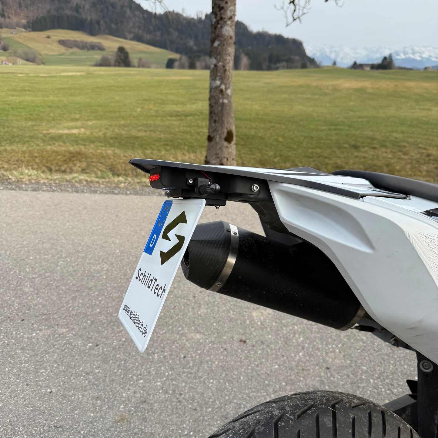 Abnehmbarer Kennzeichenhalter Husqvarna 701 2016-2024