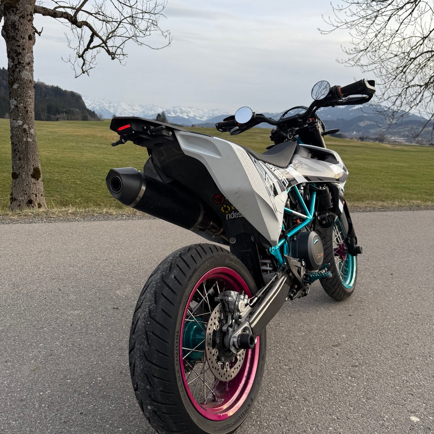 Abnehmbarer Kennzeichenhalter Husqvarna 701 2016-2024