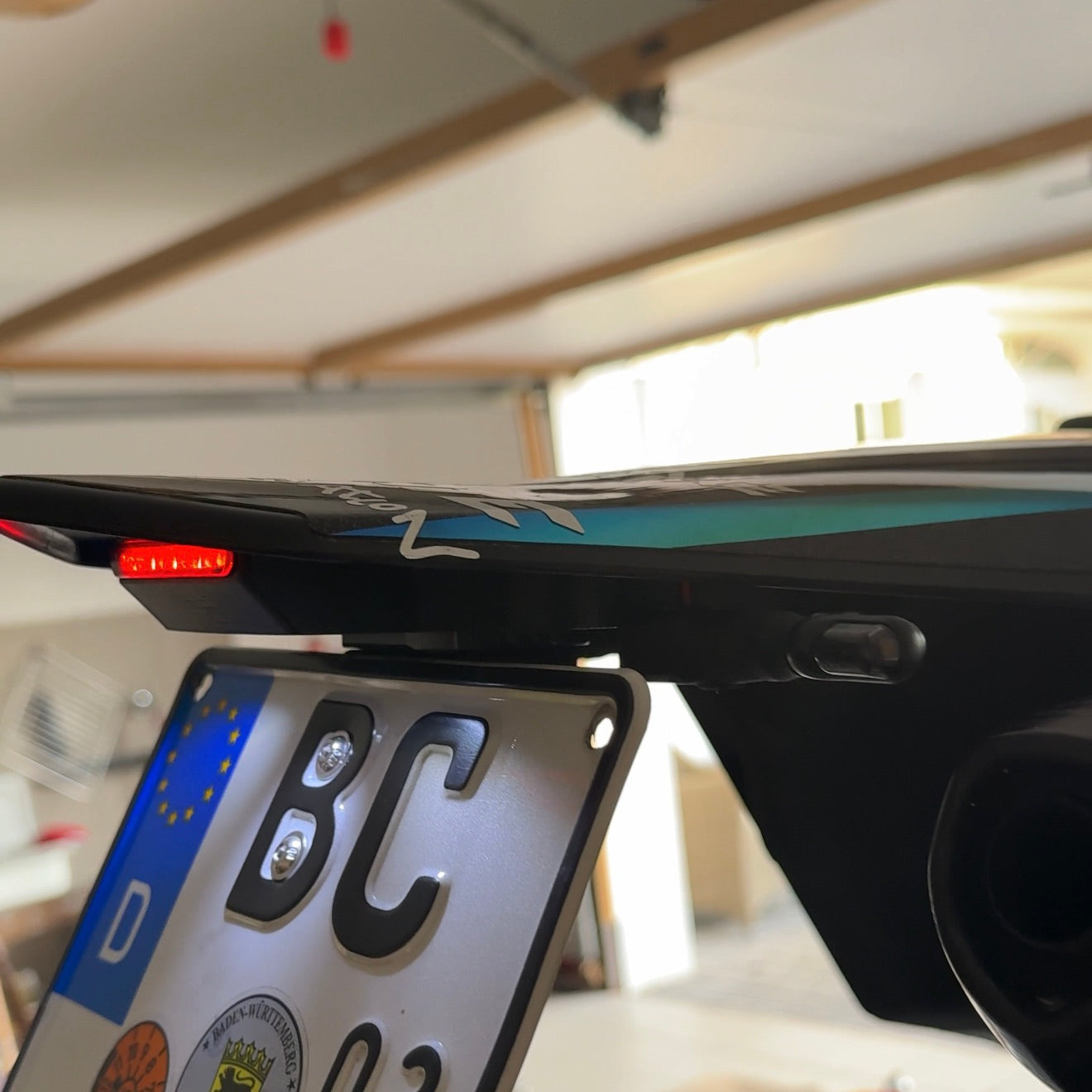 Abnehmbarer Kennzeichenhalter Beta RR 125 LC 2013-2017